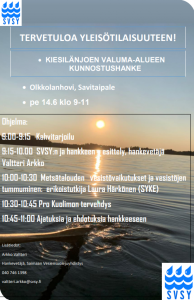 Kiesilänjoen valuma-alueen kunnostushanke tilaisuus 14062024